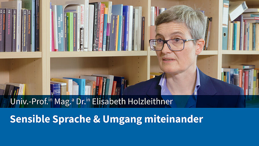 Sensible Sprache & Umgang miteinander (Elisabeth Holzleithner)