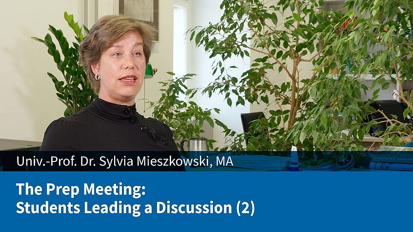 The Prep Meeting: Students Leading a Discussion (2) (Sylvia Mieszkowski)